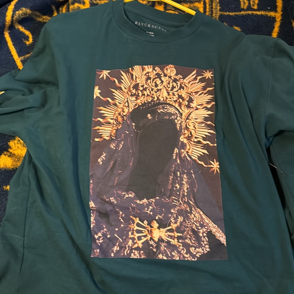 Black scale long sleeve t shirt X LIL MISTER P SON OF GOD